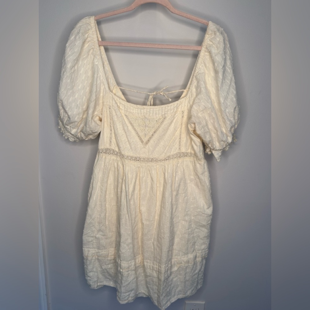 Urban Outfitters Cream Lace Dress